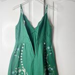 Sea NY Vesna Embroidered Cotton Linen Slip Midi Dress Green Size 2 Photo 6