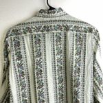 Mille Resort Wear Small Womens Hollie Shirt Dress Long Sleeve Mini Multi Floral White Photo 9