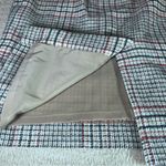 Talbots  Plaid Pencil Skirt - Black, Cream, Maroon Photo 6