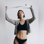 Chantelle  SoftStretch Padded V-Neck Bra black NWT M/L Photo 2