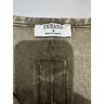 Zenana Outfitters Exposed Seam V-Neck Wide Strap Crop Tank Top Gray Acid Wash Woman Size S Photo 1