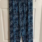 Jessica Simpson  Dark Navy Batik Babe Tie Waist Swim Cover Up Beach Pants Size S Photo 3