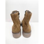 Seven7  Booties Womens Size 6 Tan Bestie Zip Up Block Heel Round‎ Toe Boots Photo 3