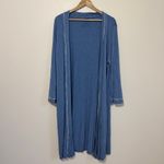 Little Sleepies Women’s Blue Robe Size XL White Photo 1