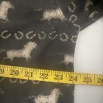 Coldwater Creek Vintage  Horse Print Shirt Black Equestrian Westerncore Cowgirl Photo 4