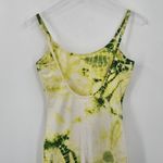 Lacausa Anthropologie x  Luna Unitard Green Tie Dye Size‎ Small Photo 6
