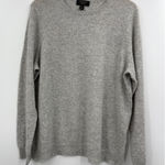 Charter Club Luxury Cashmere Sweater Gray Crew Neck Long Sleeve Womens XXL Photo 0