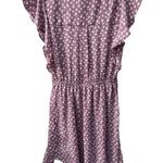 Monteau Vintage Women’s Sz M White Daisies Dotted Stretch Knee Length Dr… Photo 0