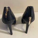 Alfani Navy  4” heel booties suede/leather like Photo 2