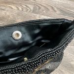 Art Deco French Embroidered Beaded Clutch Bag Minaudière c1930 Black Photo 3