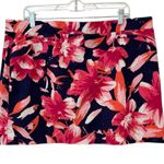 Zoe + Phoebe Tropical Print Bright & Bold Floral Print Skorts Tennis Size PXL Pink Photo 1