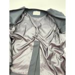 Low Classic Curved Neck Blazer Navy Blue Photo 3