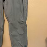 J.Jill Stretch Drawstring Crop Pants 14 | Lightweight Nylon Travel Capri Gray Photo 7