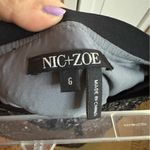 Nic+Zoe  black and silver sequin skirt. Size 6 Photo 1