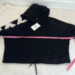 Zyia  Active Black Cropped Hoodie Sweatshirt Size 2XL Photo 8