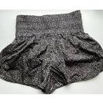 Free People Movement • Grey Black Cheetah The Way Home Athletic Shorts Size L Photo 3