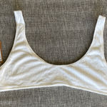 SKIMS  White Ribbed Bandeau 4X Photo 0
