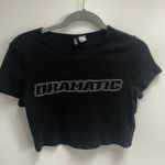 Divided Cropped Baby Tee Photo 0