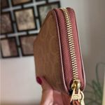 Coach Authentic  1941 crossgrain leather continental zip around wallet/Wristlet Photo 7