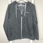Columbia  Windbreaker Center Ridge Jacket Full Zip Lightweight Rain‎ Black Coat S Photo 0