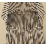 Japna  Blue White Striped Tube Top Strapless Capri Pantsuit Women's Sz XS​ Photo 12