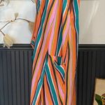 DUBGEE by Whoopi Boxy Colorful Stripe Pocket Sleeveless Dress Photo 7