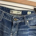 BKE  Buckle Stella Crop Capri Jeans Sz 27 Whisker Distressed Photo 6