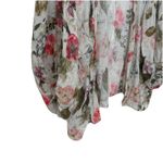 Anthropologie  Marie Shimmer Gold Floral Kimono One Size Photo 9
