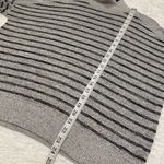 Rag and Bone Striped Avryl Turtleneck Sweater in Gray Black Small Photo 4