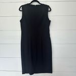 Calvin Klein Women’s 12 Black Sheath Dress Career Workwear Dressy Photo 3
