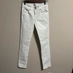 Paige Women’s Hidden Hills Straight Jeans in Optic White- Size 27 Photo 3