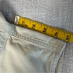 Eddie Bauer Vintage  Twill Vest Womens Medium Beige Sleeveless Jacket Shirt 90s Photo 5