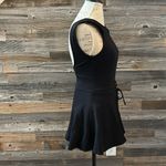 Silence + Noise UO  Black Sleeveless Romper Wrap around Skirt Open Back Size S Photo 2