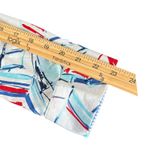 CHAPS  Womens L Button Up Shirt Nautical Preppy Umbrella Print Gingham Plaid Cuff Photo 10