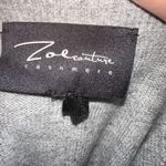 Zoe Boutique Cashmere gray poncho pullover S sweater Gray Photo 4