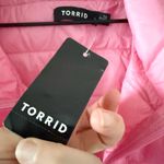 Torrid NWT Packable Puffer Vest with Hood in Bright Pink Size 2 or XXL Photo 6