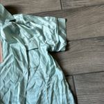 Eberjay Eberjey Blue Button Down Shirt Relaxed Lightweight Photo 5