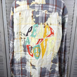 Gander mountain (Guide Series) Bleach Dyed Flannel Shirt with Back Graphic-XL Photo 0
