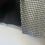 Nicole Miller EVIE HOUNDSTOOTH FAUX WRAP ASYMMETRICAL SKIRT Size 14‎ Black White Tweed Preppy Photo 3