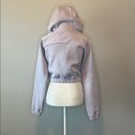 Alphalete ELMTs Cropped Full Zip Hoodie Lilac Size XS Photo 2