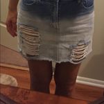 Forever 21  Distressed Denim Ombré Skirt 27 Sexy Photo 4