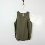 Spanx Casual Friday Tank Top Olive Green Racerback Lightweight Stretch S Photo 1