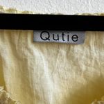 Yellow Asymmetrical Babydoll Top Fairycore Coquette‎ Y2K 2000s Vintage Medium Photo 2