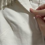 Show Me Your Mumu NEW NWT  Outlaw Romper White Rhinestone Fringe Denim Photo 7