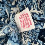 Gretchen Scott Midnight O’Keefe Blue White Embroidered Tunic Dress medium Photo 6