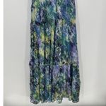 Jones Studio  abstract watercolor Color Tiered Sleeveless Maxi Dress Size 16 Photo 7