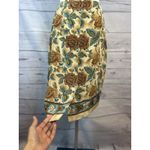 Vintage Barrie Pace Silk Floral Bandana Skirt Size 10 – Made in Korea, Back Zip Photo 3