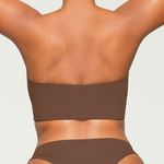 SKIMS New  Bandeau Bra in Umber Brown Size 4X Photo 5