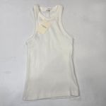 Tularosa Green The Maya Racer Tank in Ivory XXS Photo 2
