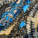 1 piece blue design swimsuit with connected swim shorts Yellow Size M Photo 2